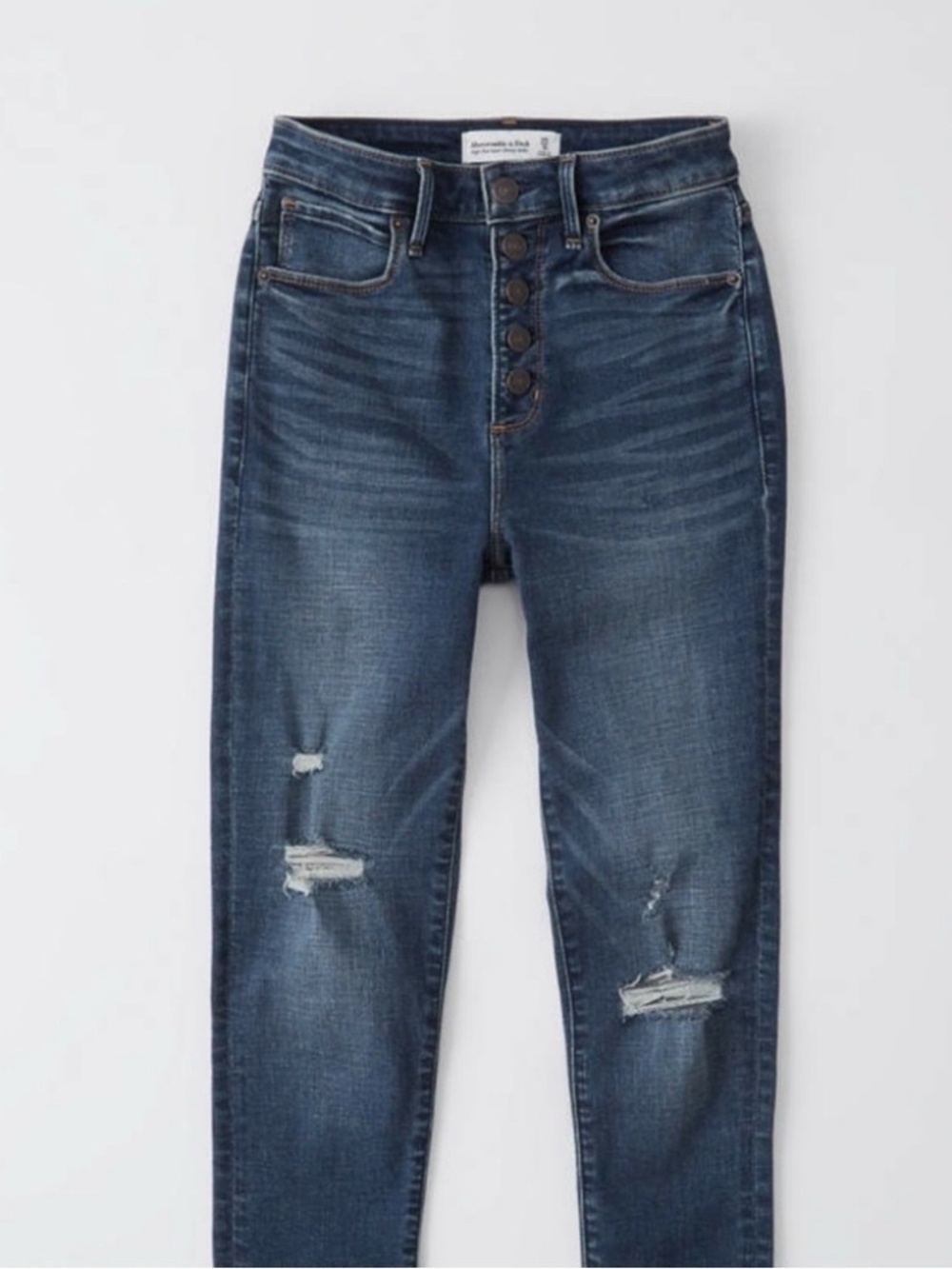 Abercrombie & Fitch The Super Skinny Ankle High Rise